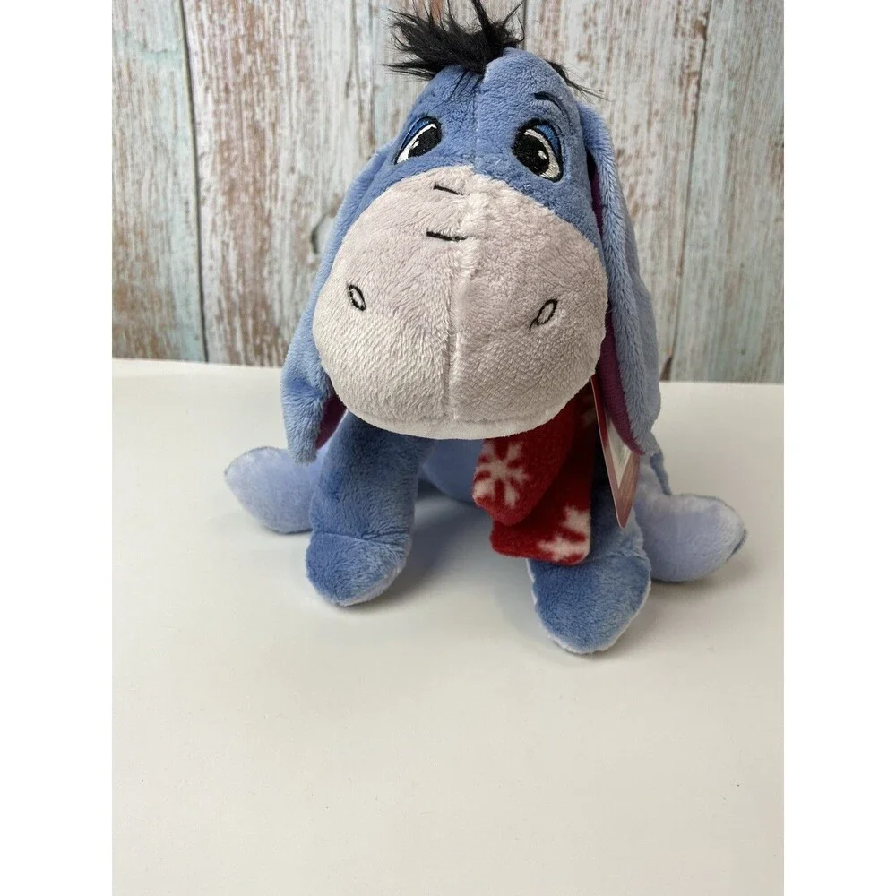 Disney Eeyore Plush w/ Scarf - Winnie the Pooh Super Cute - NWT